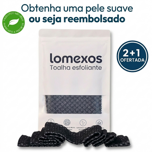 Toalha de banho esfoliante Lomexos